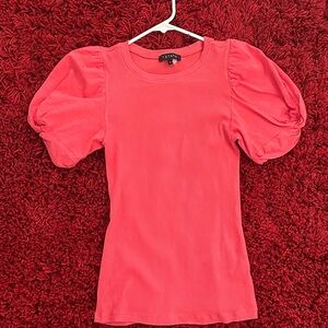 1. State Pink Puffed Sleeve Blouse